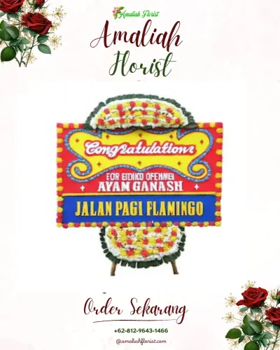Bunga Papan Congratulation di Tawangrejeni
